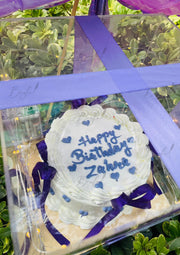 Purple Balloon Cake Box | CB-019